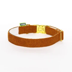 Hi Dog Нашийник HIDOG VELVET кемел с металическим фастексом L 25мм 35-55см (114/1052)