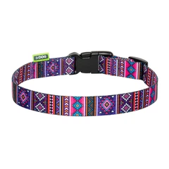 Hi Dog Нашийник для собаки HiDOG Бохо фиолет XS 10мм 18-28см (106/1062)