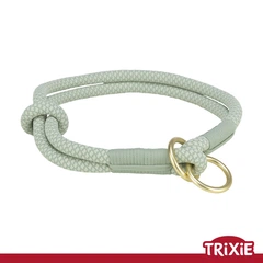 Нашийник-зашморг Trixie 1984316 "Soft Rope", XS-S: 30см/10мм, шавлія/м'ятний (TX-1984316) 4053032663756