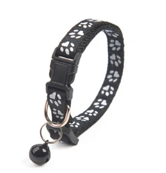 Без бренда Нашийник для собак і котів з дзвіночком (19-32 cm) Black (чорний)