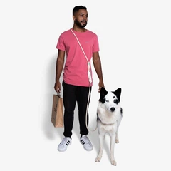 Повідець для собак Zee.Dog - Vanilla Hands-Free 120 - 240 см