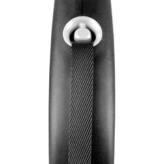 Повідець-рулетка для собак (стрічка) Flexi Black Design S довжина 5 м до 15 кг