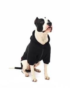 Одяг для собак Худі "LEKS BIG BLACK". SKU 00751. Розмір 2XL. Your Stylish Hunter. Худі для собак середніх порід.