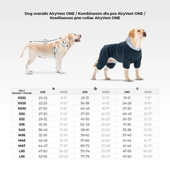 Airy Vest Комбінезон для собак AiryVest ONE помаранчевий XS30 (довжина 27–30 см, шия 27–30 см, груди 40–43 см, нейлон) 24134
