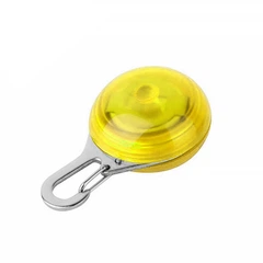 Без бренда LED підвіска/ліхтарик Friend HY-0501 Yellow на нашийник для собак миготлива, що світиться