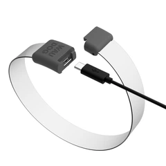 Нашийник для собак з підсвічуванням WAUDOG LED, RGB, Type-C, регульований