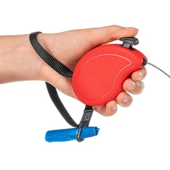 Рулетка зі шнуром для маленьких собак Ferplast Flippy One Cord Mini Red