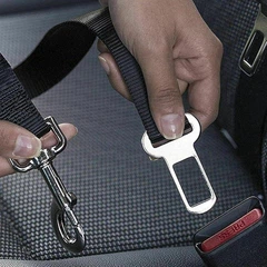 Без бренду Ремінь-повідець для тварин в авто DogCarBelt, чорний