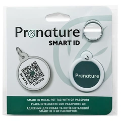 Pronature Holistic Id Адреса З Qr-Паспортом Для Собак Та Котів Pronature Smart Id Пронатюр Смарт 25 мм