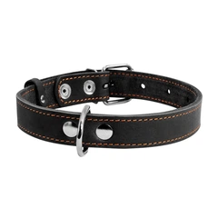 Нашийник Collar одинарний 35 мм х 48-63 см Чорний (02731 Col)