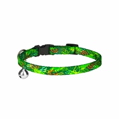 Hi Dog Нашийник для кота HiDOG Abstraction green XS 10мм 18-28см (101/1045)