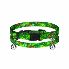 Hi Dog Нашийник для кота HiDOG Abstraction green XS 10мм 18-28см (101/1045)