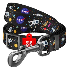 Повідець для собак Waudog Nylon NASA регульований 20 мм х 152-183 см (5313 Col)