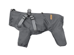 Світловідбивний дощовик-комбінезон для собак Derby R61 Grey Reflective S