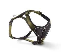 Шлейка для собак пом'якшена Wolters Professional Comfort 2 40-45 см / 25 мм Оливковий
