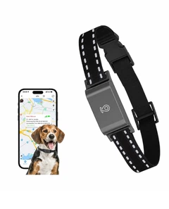 Bark GPS нашийник для собак і кішок LT С09 (Black) нашийник з GPS трекером, водонепроникний, Sім-карта, компактний