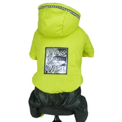 Без бренду Зимовий комбінезон для собак Dog 2XL Салатовий