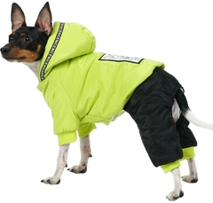 Без бренду Зимовий комбінезон для собак Dog 2XL Салатовий