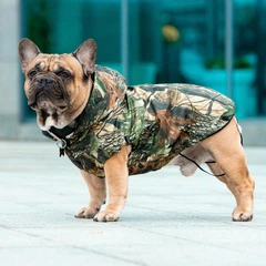 Одяг для собак жилет дощовик "SUNNY" з флісовою підкладкою. SKU 00260. Розмір S. Your Stylish Hunter. Водостійкий жилет дощовик з флісом для французького бульдога, мопса, амбуллі покету та всім, кому