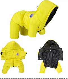Комбінезон для собак та котів EcoToys Yellow S жовтий A: 24 см B: 32 см C: 28 см 6927