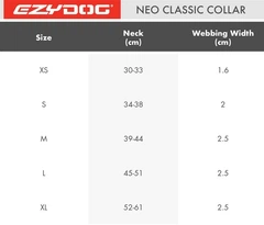 Нашийник для собак EzyDog Neo Classic Red XSmall 30-33 см