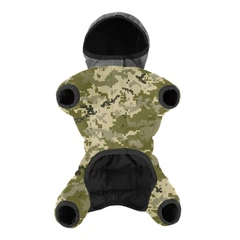 Collar Комбінезон для собак WAUDOG Clothes, малюнок "Мілітарі", XS22, В 29-31 см, С 19-21 см