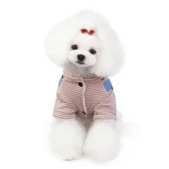 Без бренда Комбінезон для собак джинсовий IdeaPet Granger S Blue
