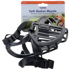 Силіконовий намордник для собак Coastal Soft Basket Muzzle розмір 4