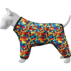 Вітровка для собак WAUDOG Clothes, малюнок "Блоки", розмір XS22