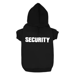 Без бренда Одяг для домашніх тварин, толстовка Security для котів та собак, розмір L