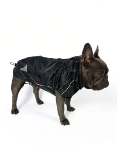 Одяг для собак дощовик "SHARK" SKU 004556. Розмір S. Your Stylish Hunter. Дощовик жилет для французького бульдога, мопса, спаніеля, корги, амбуллі, бігля та інших порід собак.