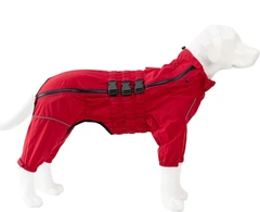 Комбінезон-дощовик для такс, коргі Derby Dog Suit Red D-S