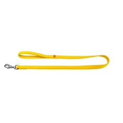 Collar Повідець для собак шкіряний WAUDOG Glamour, Ш 18 мм, Дов 122 см жовтий