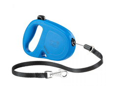 Повідець-рулетка для собак Ferplast Flippy One Cord S до 8 кг блакитний шнур 3 метри 75092025