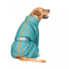 Комбінезон для собак Pet Fashion Cold бірюзовий на зиму з поліестеру розмір XS