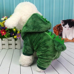 Костюм комбінезон для собак Pet Style "Діно" Зелений L