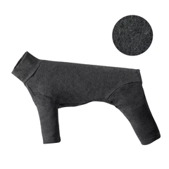 Vpetbr Базовий комбінезон/піжама для собак V.PET.B.R. Dog Jumpsuit CF36 Dark Grey, XL