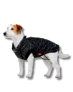 Одяг для собак куртка з утеплювачем “SMART”, водостійка, з терморегуляцією. SKU 00536. Розмір M. Your Stylish Hunter. Тепла куртка для собак дівчаток з закритим животом, утеплювачем та флісовою підкла