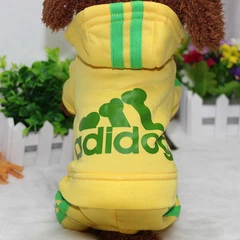 Комбінезон для собак Pet Style "Adidog" Жовтий XS