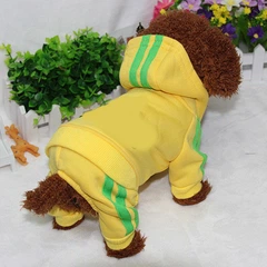 Комбінезон для собак Pet Style "Adidog" Жовтий XS