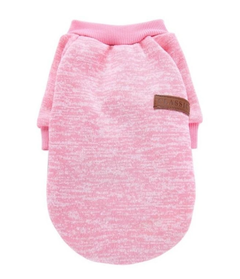 Кофта для собак та котів EcoToys Pink XS ряба рожева A: 20 см B: 31 см C: 19 см 7129