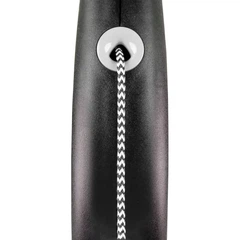 Повідець-рулетка Flexi з тросом Black Design M 5м / 20 кг зелена