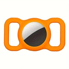 Без бренду Водонепроникний силіконовий чохол для AirTag Жовтогарячий