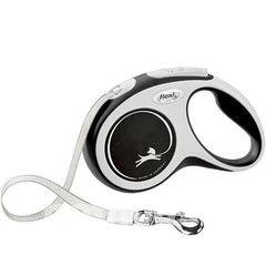 Рулетка-повідець Flexi New Comfort XS стрічка 3м/12кг чорний