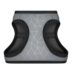 Шлея для собак м'яка Waudog Clothes c QR-паспортом/світловідбивна XS1 24-27 см х 18-20 см (2926 Col)