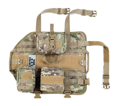 Тактична шлейка-жилет Derby Heavy Duty для собак із сумками для дресирування M Камуфляж