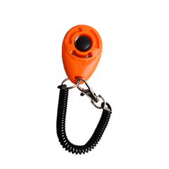 Без бренду Клікер для дресирування собак помаранчевий