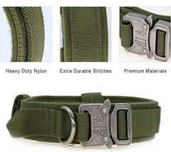 Тактичний нашийник Primo DOG для собак, розмір L (45-55см) - Army Green