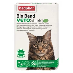 Нашийник Beaphar Bio Collar від бліх, кліщів та комарів для кішок, 35 см
