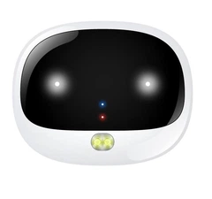 GPS трекер з нашийником для котів з відстеженням 4G Reachfar V43 Білий міні трекер з підсвіткою